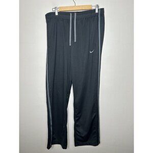 Nike Training Track Active Pants Men’s Pockets Black Gray Drawstring Size XL